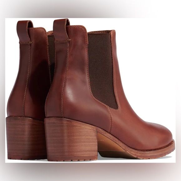 Ana Go-To Heeled Chelsea Boot Auburn - Picture 3 of 8